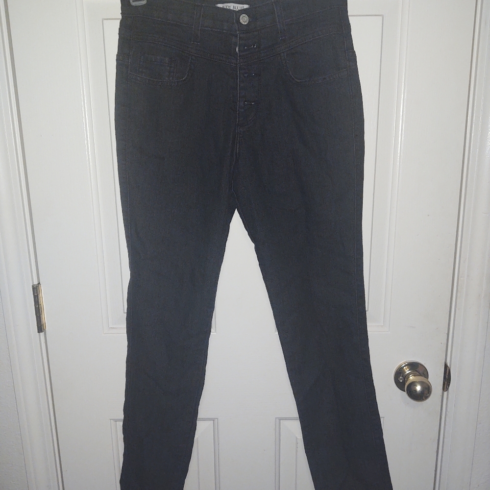 Judy Blue dark wash taper high button waist